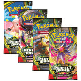 Pokemon ME3 Perfect Order Art Set | 4 Booster Packs (One of Each Artwork)
