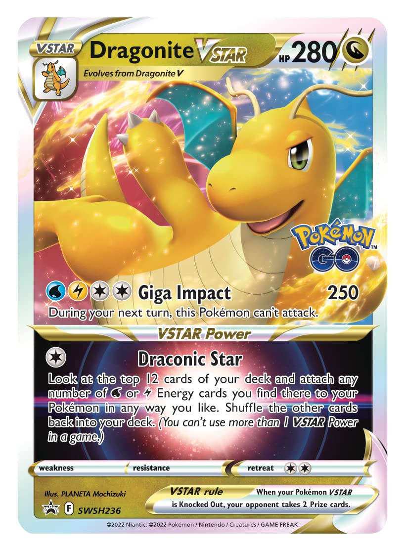 Pokémon TCG: Pokémon GO Premier Deck Holder Collection Dragonite VSTAR