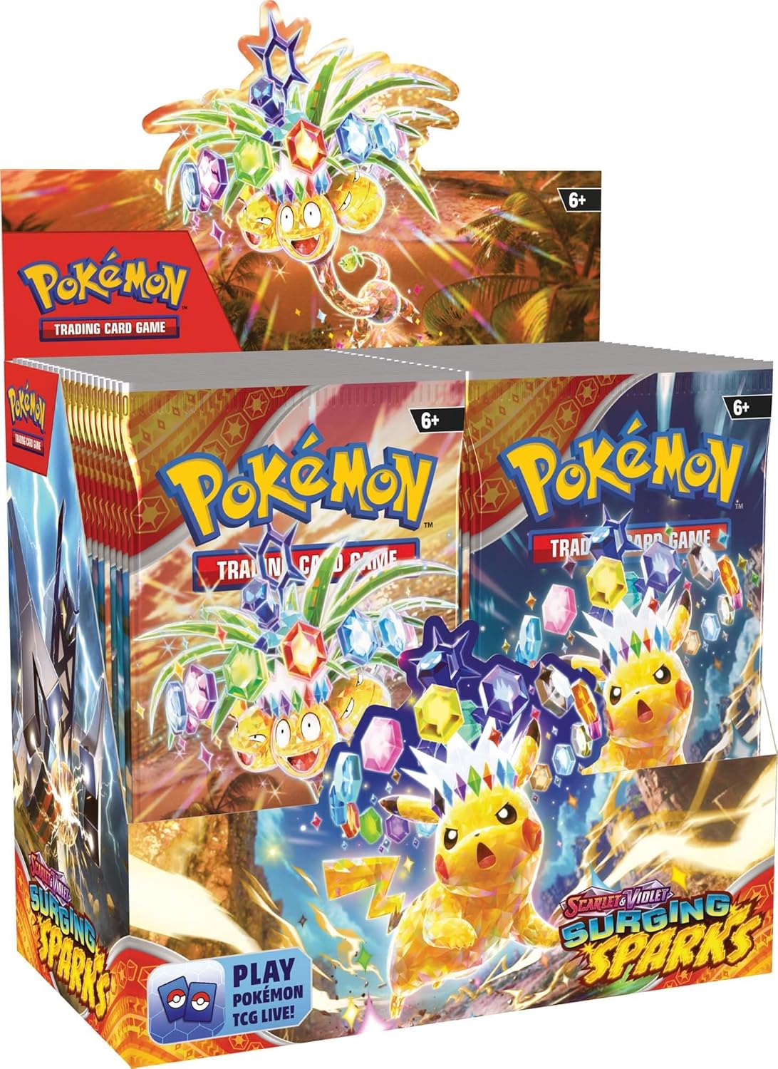 Pokemon Scarlet & Violet Surging Sparks Booster Display