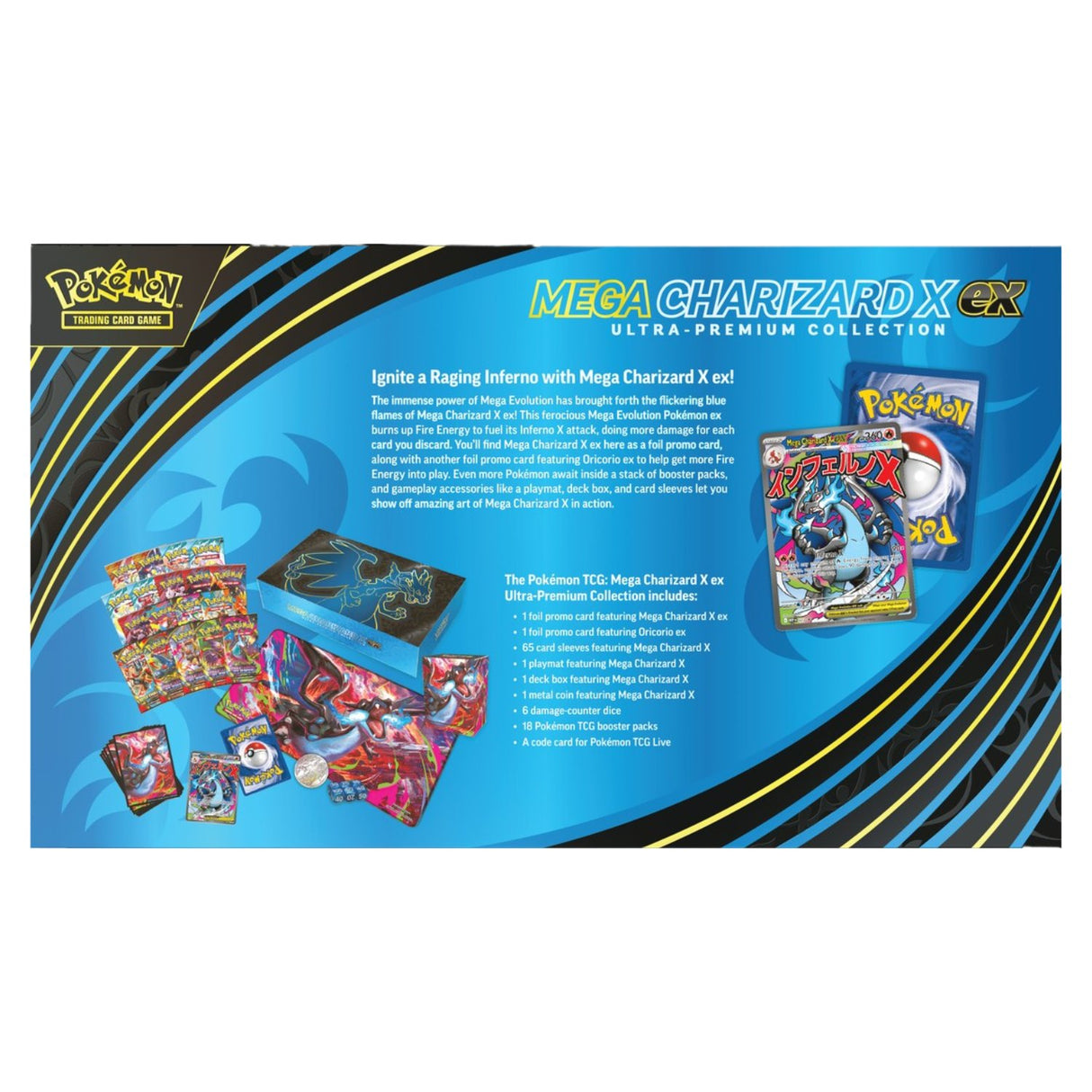 Pokemon TCG: Mega Charizard X ex Ultra Premium Collection