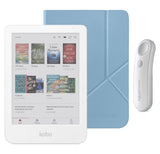 Kobo Clara Colour (White) eReader with SleepCover & White Remote Page Turner Bundle