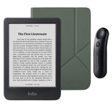 Kobo Clara BW eReader with SleepCover & Black Remote Page Turner Bundle