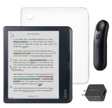 Kobo Libra Colour (Black) eReader with SleepCover & Black Remote Page Turner Bundle