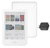 Kobo Clara Colour eReader (White) Case Bundle