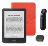Kobo Clara BW eReader with SleepCover & Black Remote Page Turner Bundle