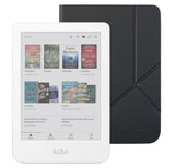 Kobo Clara Colour eReader (White) Case Bundle