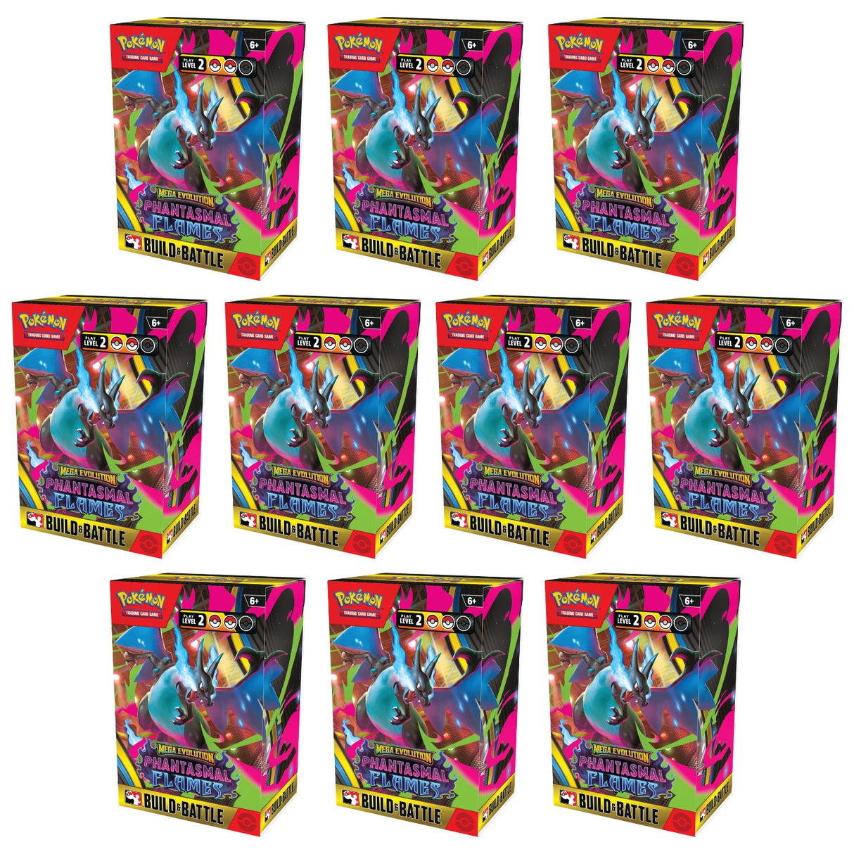 Pokemon ME2 Phantasmal Build & Battle Box (10-Pack)
