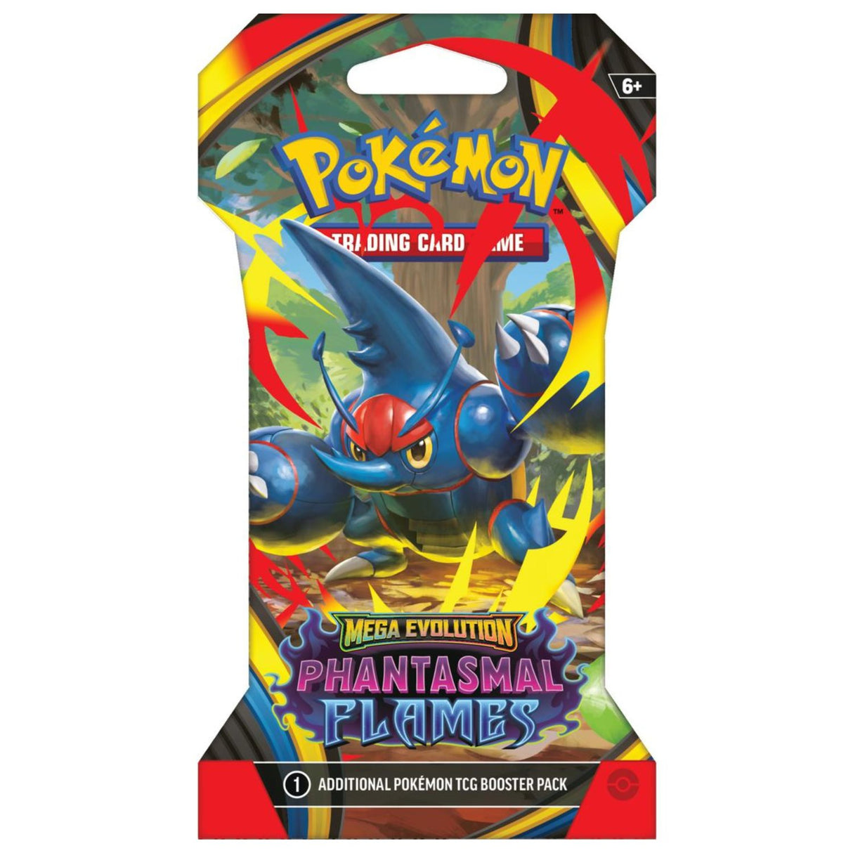 Pokemon ME2 Phantasmal Flames | 4 Sleeved Booster Packs (One of Each Artwork)