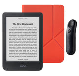 Kobo Clara BW eReader with SleepCover & Black Remote Page Turner Bundle