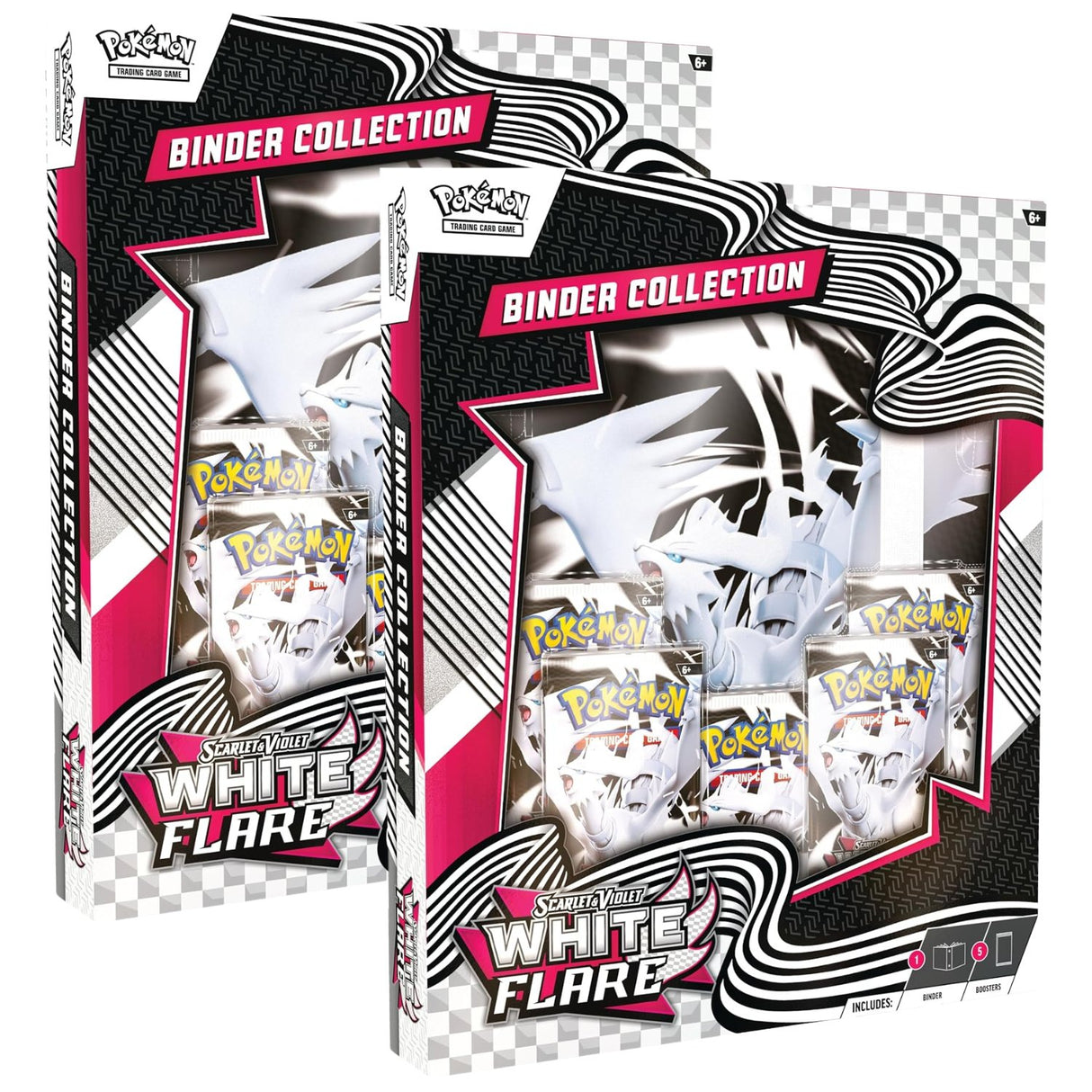Pokemon SV10.5 White Flare Binder Collection (2-Pack)