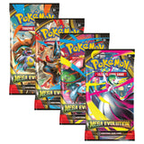 Pokemon ME1 Mega Evolution Art Set | 4 Booster Packs (One of Each Artwork)