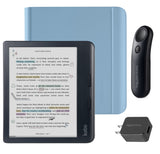 Kobo Libra Colour (Black) eReader with Notebook SleepCover & Black Remote Page Turner Bundle