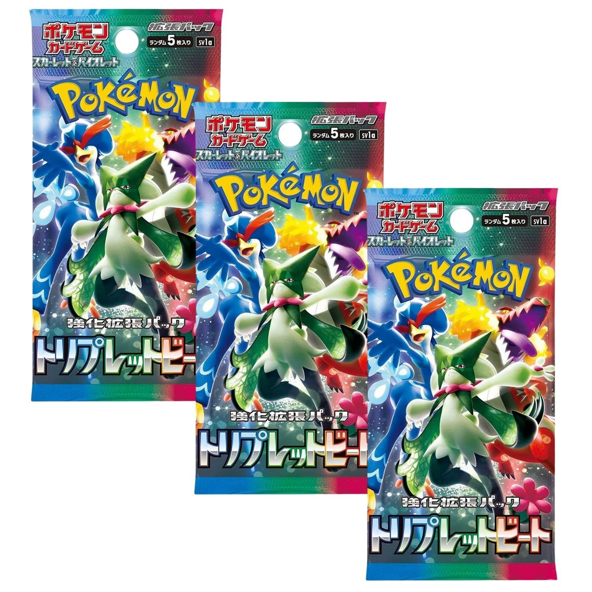 Pokemon TCG SV1A Scarlet & Violet Triple Beat Booster Pack | 3-Pack (Japanese Version)