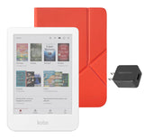 Kobo Clara Colour eReader (White) Case Bundle