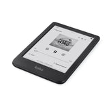 Kobo Clara BW eReader with Dusk Blue SleepCover & AC Bundle