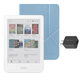 Kobo Clara Colour eReader (White) Case Bundle
