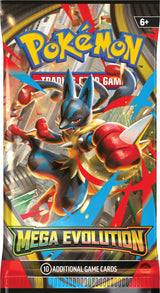 Pokemon ME1 Mega Evolution Art Set | 4 Booster Packs (One of Each Artwork)