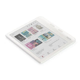 Kobo Libra Colour (White) eReader with Black Notebook SleepCover, White Stylus 2Gen & AC Bundle
