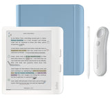Kobo Libra Colour (White) eReader with Notebook SleepCover & White Remote Page Turner Bundle