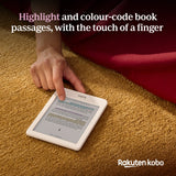 Kobo Clara Color (White) eReader with White Remote Bundle