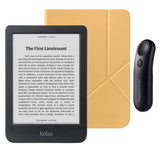 Kobo Clara BW eReader with SleepCover & Black Remote Page Turner Bundle