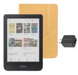 Kobo Clara Colour eReader with Butter Yellow SleepCover & AC Bundle