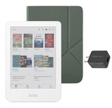 Kobo Clara Colour eReader (White) Case Bundle
