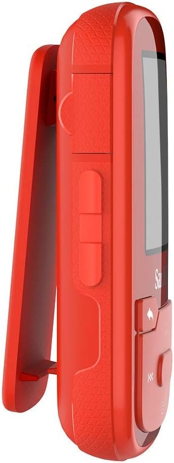 SanDisk 16GB Clip Sport Plus MP3 Player, Red - Bluetooth, LCD Screen, FM Radio - SDMX28-016G-G46R (Certified Refurbished)