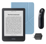 Kobo Clara BW eReader with SleepCover & Black Remote Page Turner Bundle
