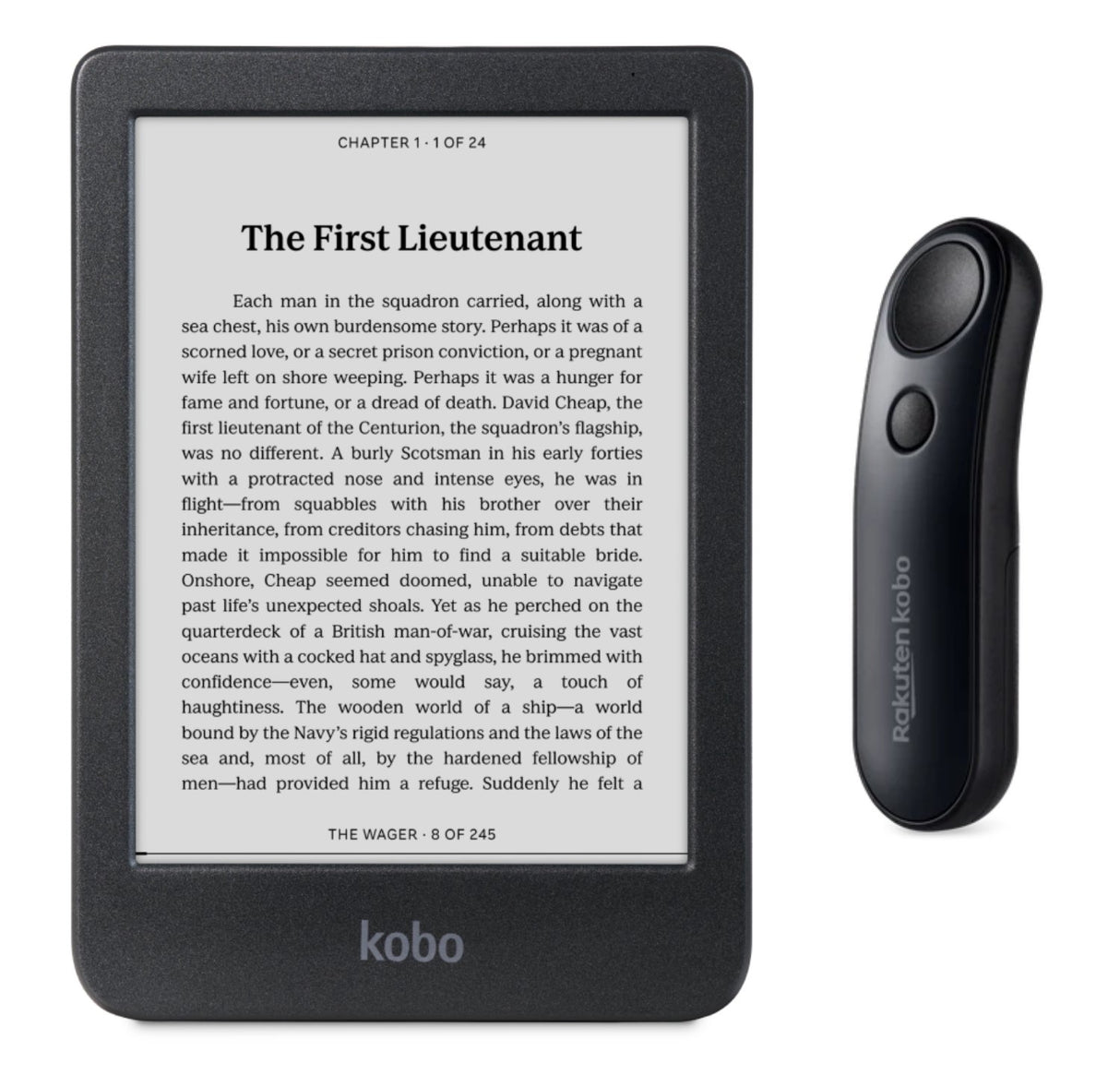 Kobo Clara BW eReader with Black Remote Bundle