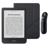 Kobo Clara BW eReader with SleepCover & Black Remote Page Turner Bundle