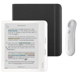 Kobo Libra Colour (White) eReader with Notebook SleepCover & White Remote Page Turner Bundle
