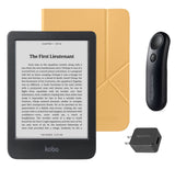 Kobo Clara BW eReader with SleepCover & Black Remote Page Turner Bundle
