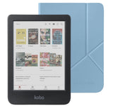 Kobo Clara Colour eReader with Dusk Blue SleepCover Bundle