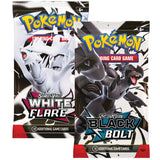 Pokemon SV10.5 White Flare and Black Bolt Art Set (2 Booster Packs)