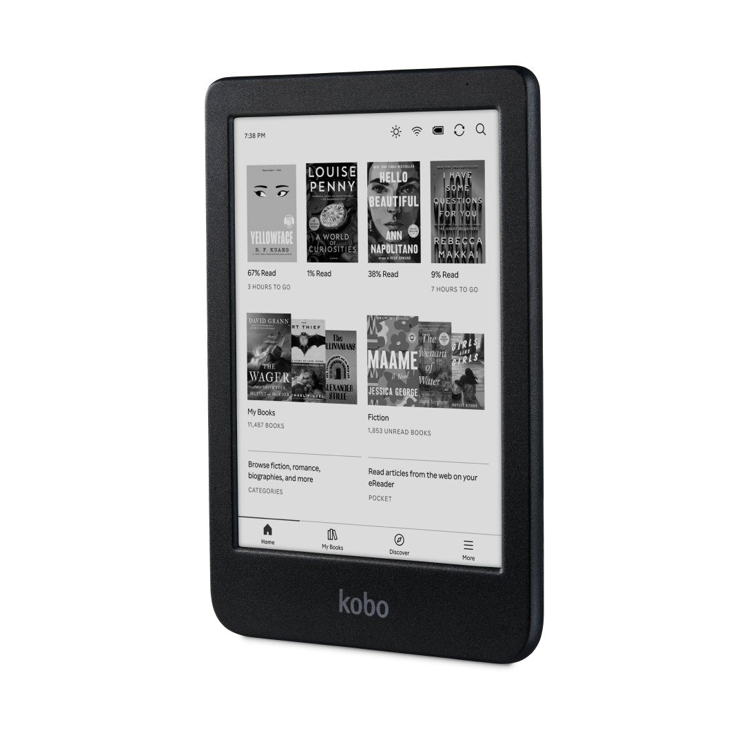 Kobo Clara BW eReader with Butter Yellow SleepCover Bundle