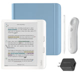 Kobo Libra Colour (White) eReader with Notebook SleepCover & White Remote Page Turner Bundle