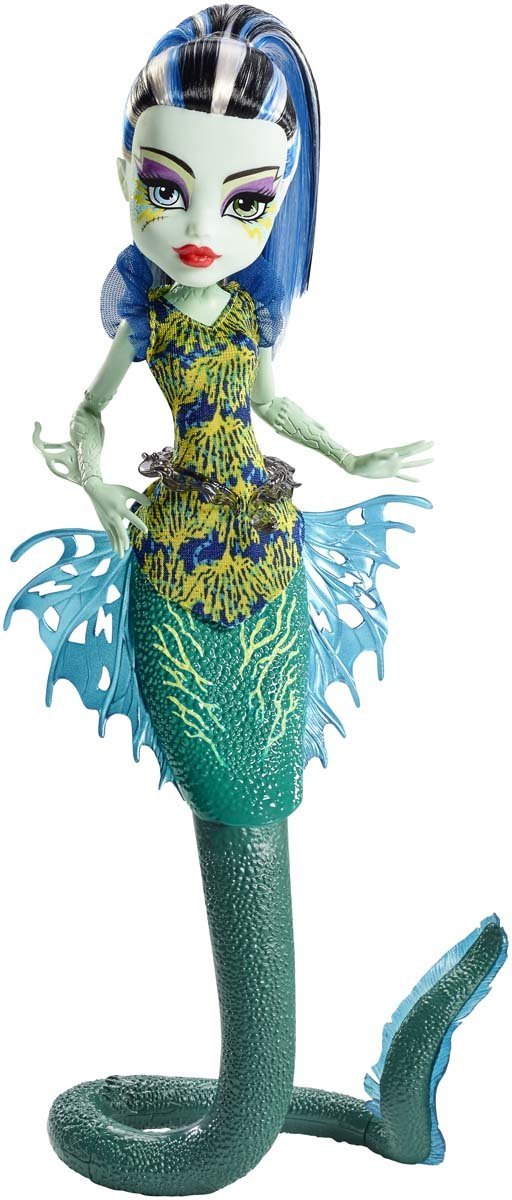 Monster High Great Scarrier Reef Glowsome Ghoulfish Frankie Stein Doll