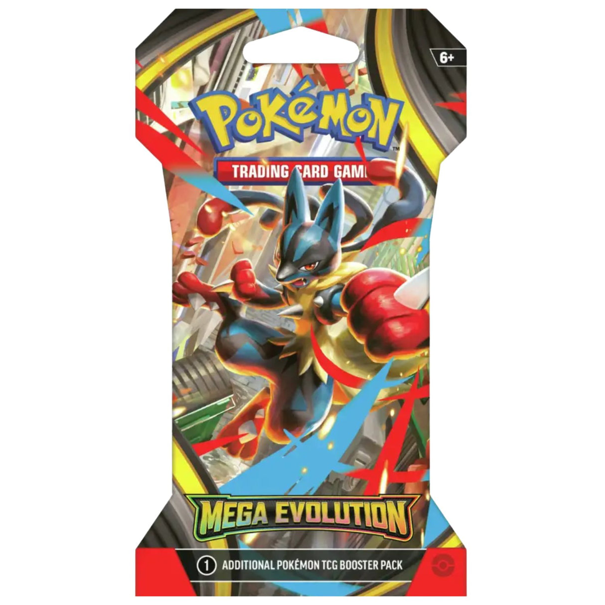 Pokemon ME1 Mega Evolution Sleeved Booster Pack | Mega Lucario