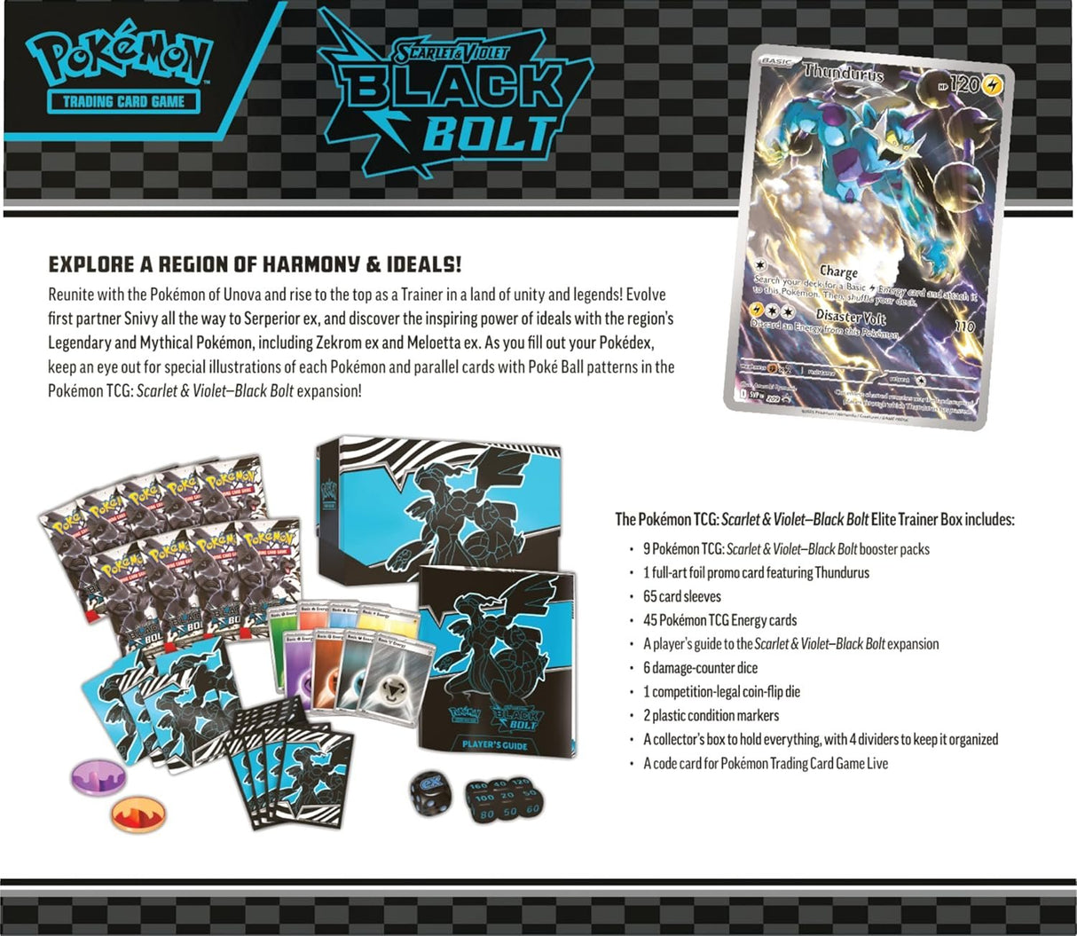 Pokemon SV10.5 Black Bolt Elite Trainer Box