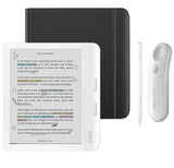 Kobo Libra Colour (White) eReader with Notebook SleepCover & White Remote Page Turner Bundle