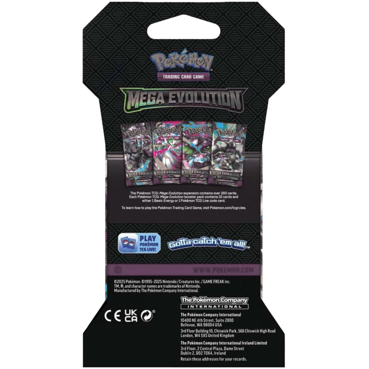 Pokemon ME1 Mega Evolution Sleeved Booster Pack | Mega Kangaskhan
