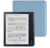 Kobo Libra Colour (Black) eReader with Dusk Blue Notebook SleepCover Bundle