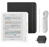 Kobo Libra Colour (White) eReader with Notebook SleepCover & White Remote Page Turner Bundle