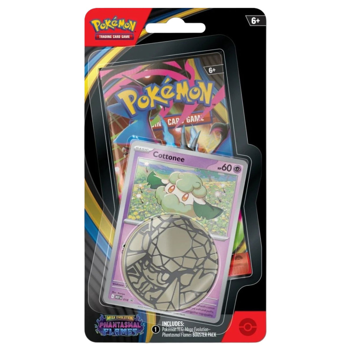 Pokemon ME2 Phantasmal Flames Checklane Blister | Cottonee