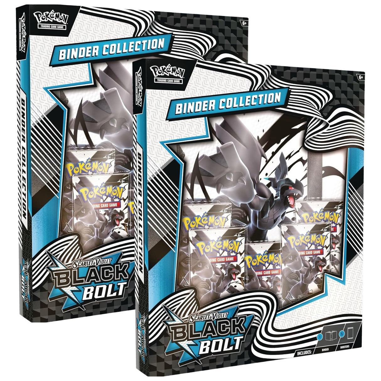 Pokemon SV10.5 Black Bolt Binder Collection (2-Pack)