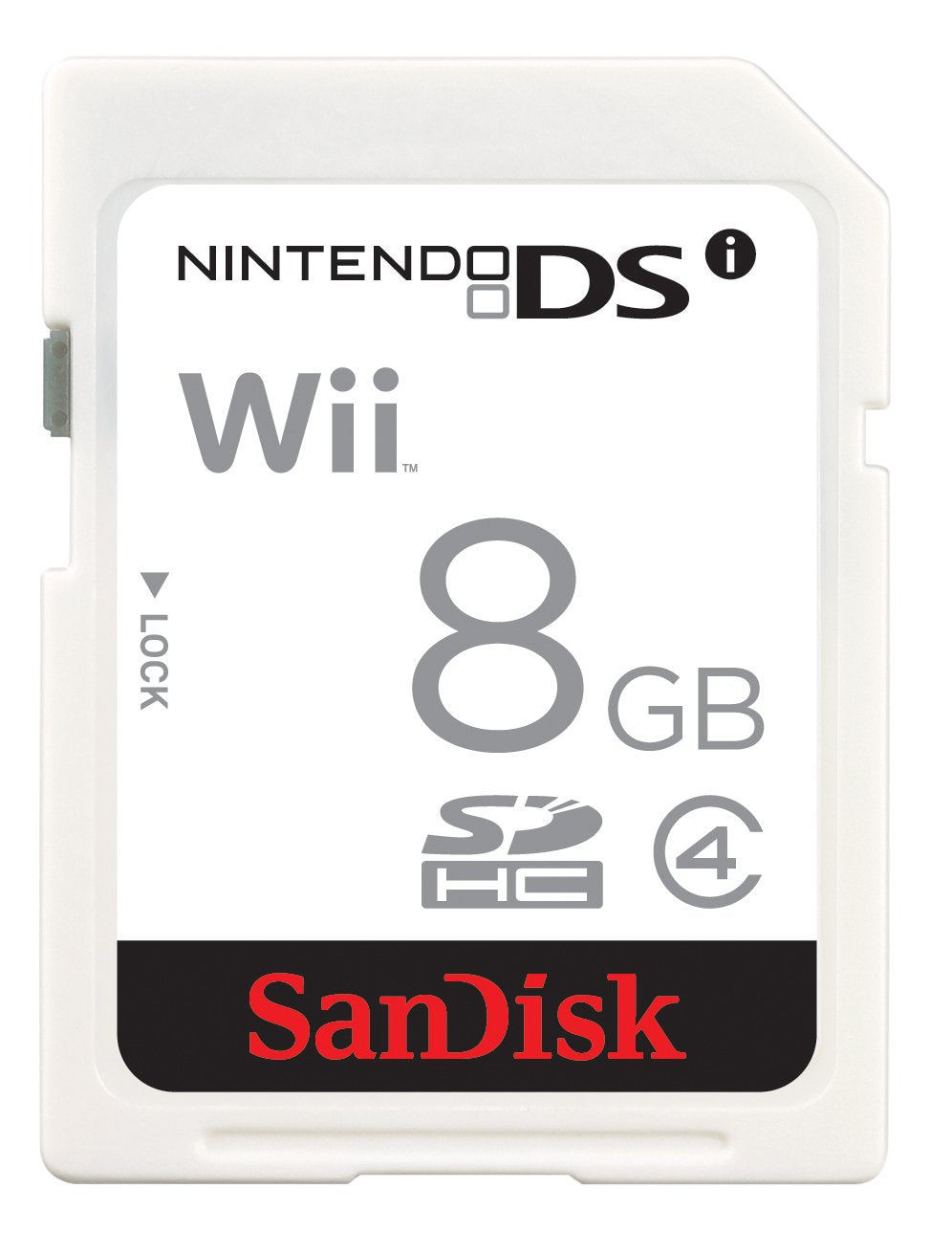 SanDisk 8GB SDHC for Nintendo DSi