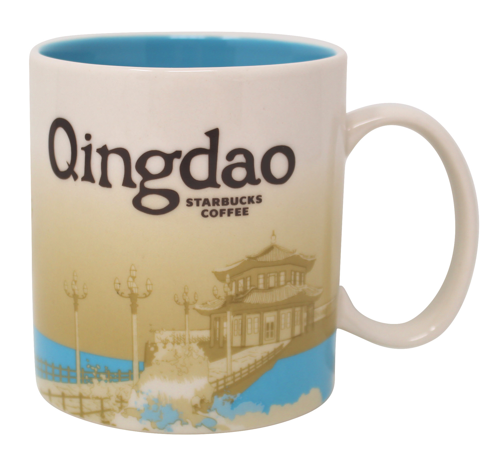 Starbucks Global Icons Series Qingdao Ceramic Mug, 16 Oz