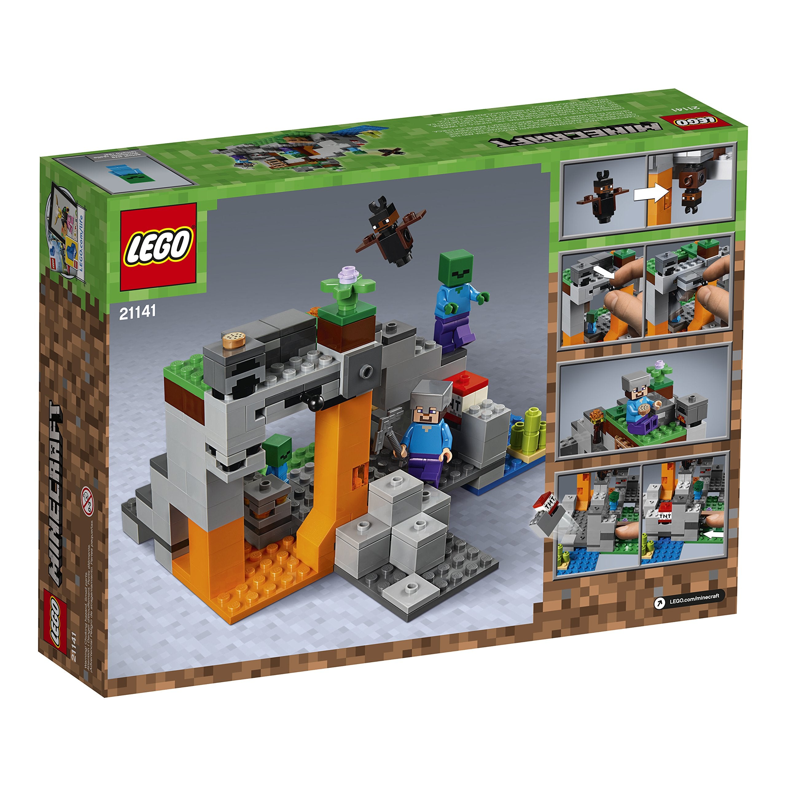 LEGO Minecraft The Zombie Cave 21141 Building Kit (241 Piece)