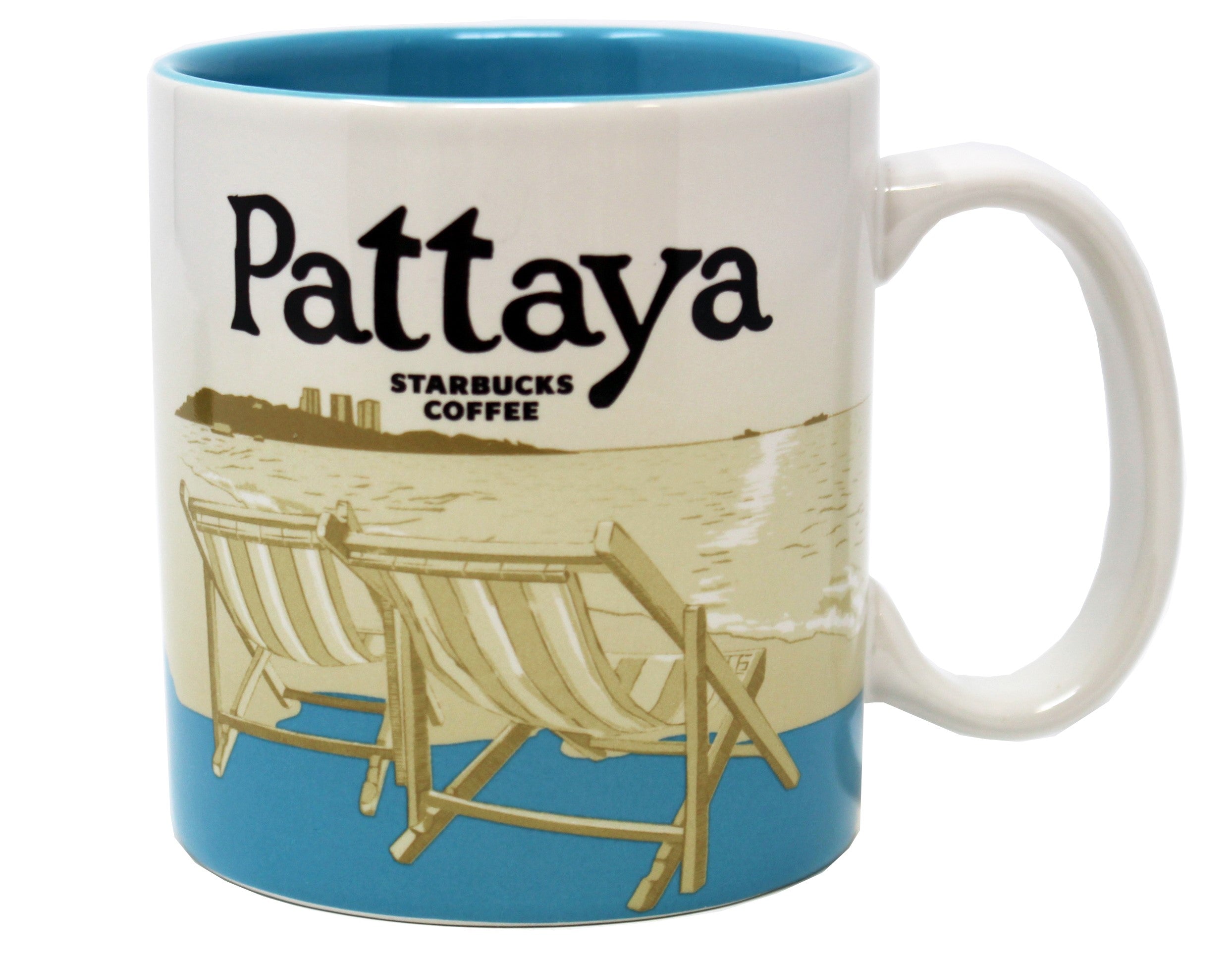 Starbucks Global Icon Series Pattaya Ceramic Mug, 16 Oz